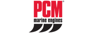 Pcm Wake surfing engines logo.