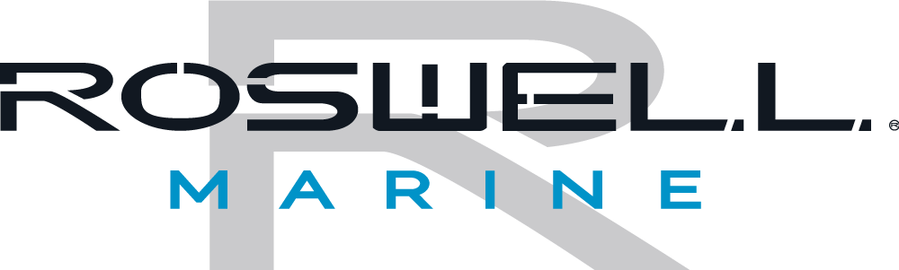 A sleek Roswell marine logo featuring a powerful design, standing out against a captivating black background. Perfect for engaging fans and making an impactful impression on competitors in the intense contest.