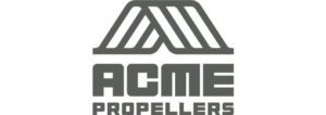 Acme propellers logo, designed to stand out among competitors.