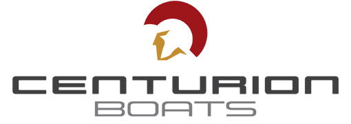 Centurion boats logo for surfers and contest competitors.
