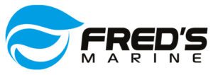 The logo for fred's marine showcases a powerful design that captivates the attention of fans and sets them apart from competitors in the industry's fierce competition.