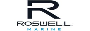 Roswell marine logo on a white background, appealing to wake surfing enthusiasts.