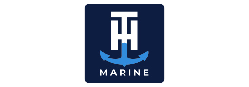 The marine logo on a white background is sure to catch the attention of fans and competitors alike in a fierce competition.