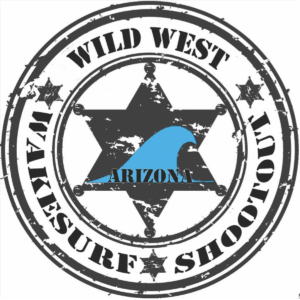 Wild west surf shootout logo.