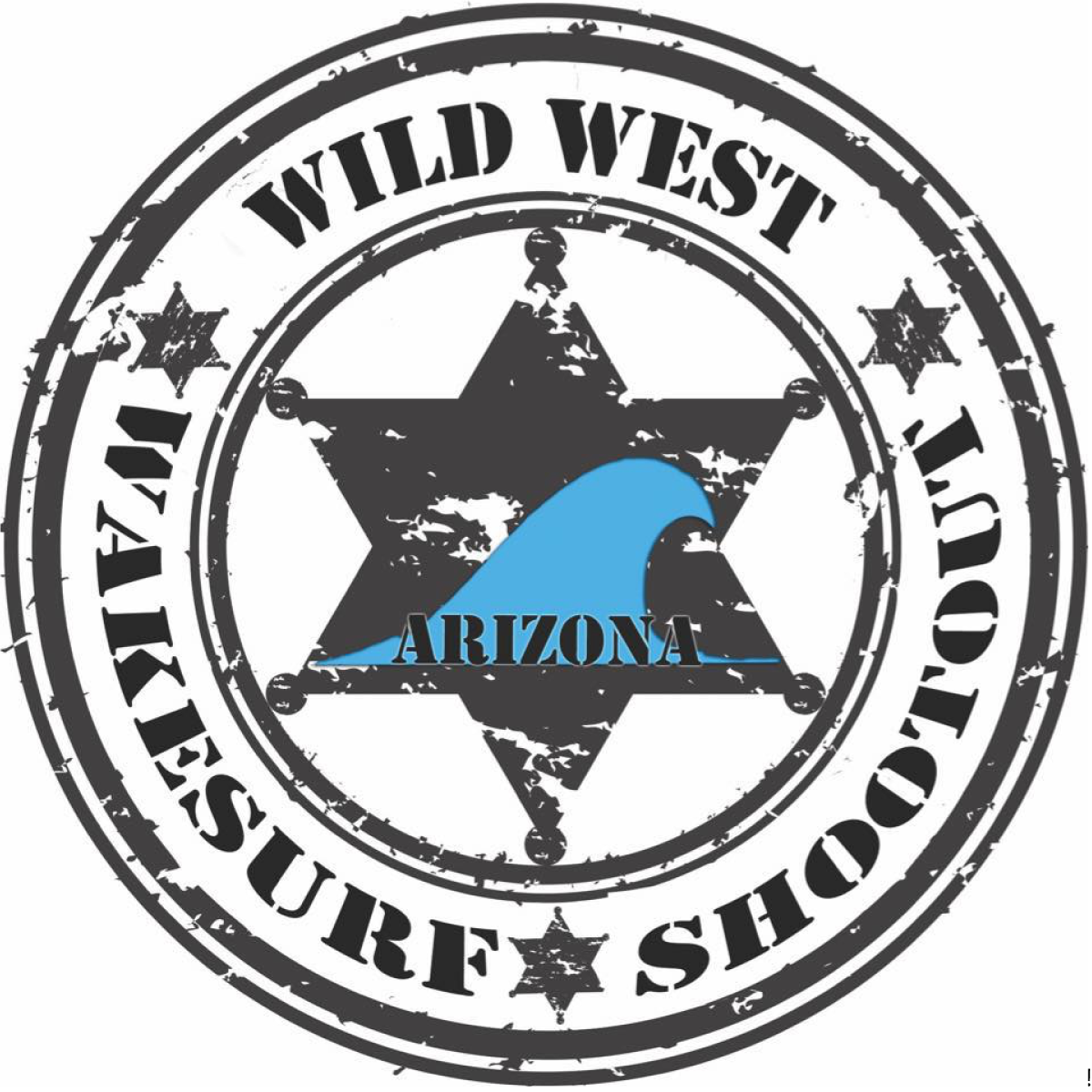 Wild west surf shootout logo.