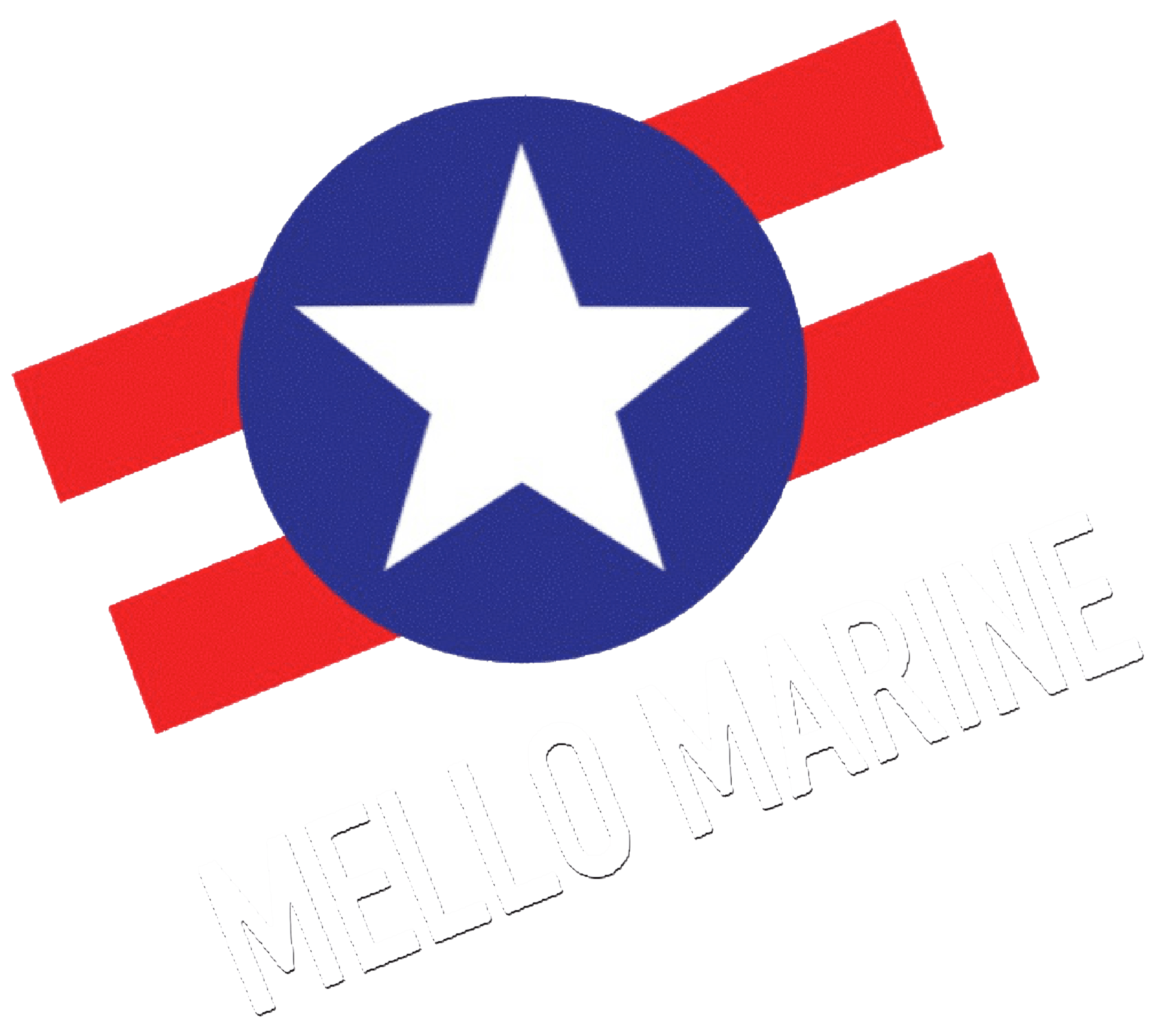 The logo for melo marine, capturing the essence of 