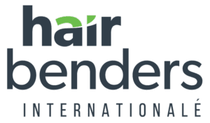 Logo for Hair Benders Internationalé with a stylized green accent on the “a” in “hair,” bold, modern typography, and a subtle nod to ChattaWake 2025.